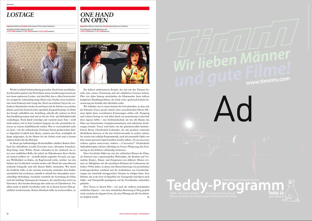 Teddy 22 · Programmheft