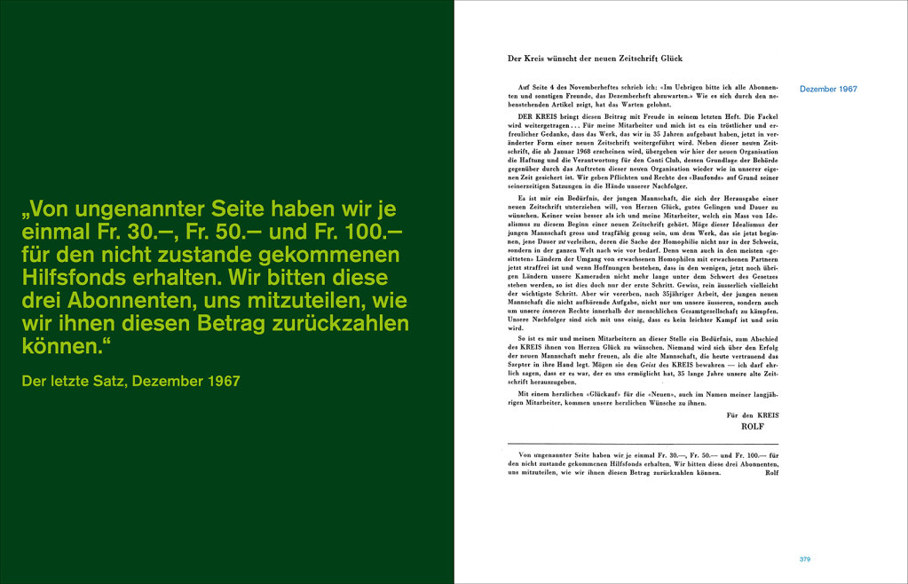 Der Kreis · Eine Sammlung